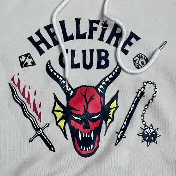 Hellfire Club (Stranger Things) Hoodie - Size L - Picture 2 of 4